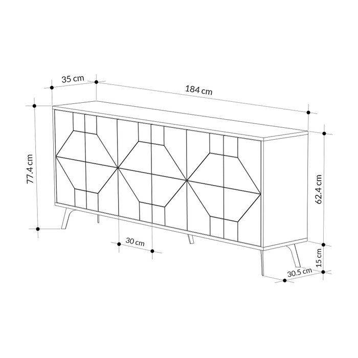 Hanah Home Dune - Antracita